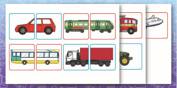 Mijloace de transport – Puzzle grupa mică