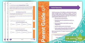 Verbal Reasoning 11 Plus - Practice Papers And Activities