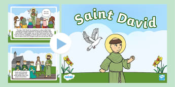 What is the History of St David? PowerPoint - Twinkl