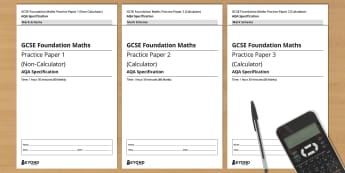 Gcse Maths Practice Papers Foundation Level Beyond