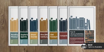 Library Lesson Ideas KS3: Year 8 | Beyond Secondary Resources