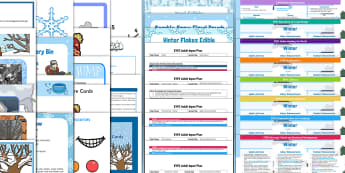 EYFS Winter-Themed Bumper Planning and Resource Pack for 2-5 Year Olds - snow, ice, weather, seasons, adult-led, continuous provision, Early years planning ideas, pre-school