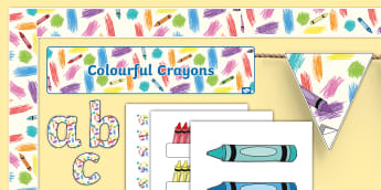 Crayon Birthday Display (Teacher-Made) - Twinkl