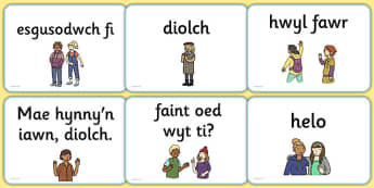 Greetings and Basic Phrases | KS1 Welsh - Twinkl