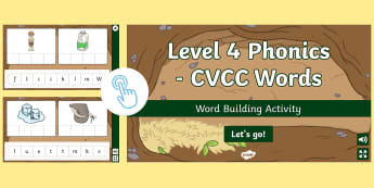 Level 4 Phonics CVCC Words Game: Word Builder | Twinkl Go!