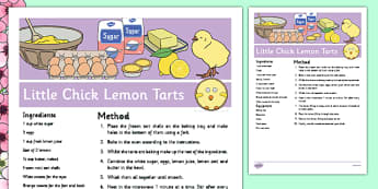 Little Chick Lemon Tarts Recipe - cooking, food, spring, eyfs, little chick, lemon tarts