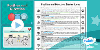 Year 2 Geometry - Position And Direction Primary Resources - Plan