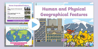 Human and Physical Features Geography - KS1 Geography Resources