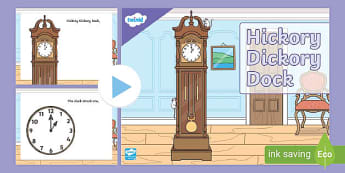 Hickory Dickory Dock Templates | Activities and Resources