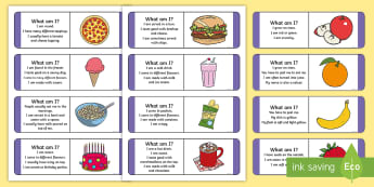 'What Am I?' Food-Themed Guessing Game Riddles for Kids