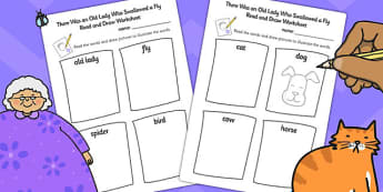 Eyfs Resources Nursery Rhyme Swallowed A Fly