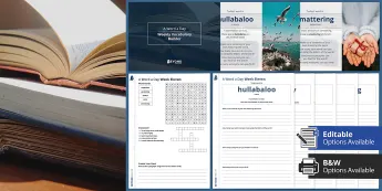 Weekly Vocabularies | twinkl.com.au