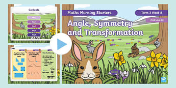 Angle, symmetry and transformation Angles Primary Resources - Sha
