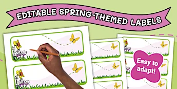 Spring Homework Label Spring Activities | twinkl.co.uk