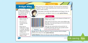 Bridget Riley Resources | twinkl.co.uk