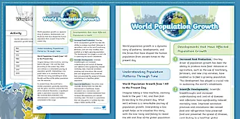 World Population Resources | twinkl.ca