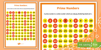 Prime Numbers Ages 10 - 11 (Year 6) - Maths - Parent