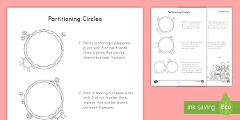 Partitioning Worksheets | twinkl.com