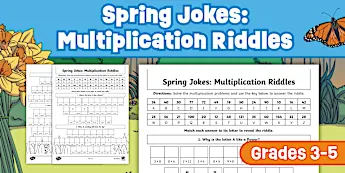 Multiplication Riddles | twinkl.com