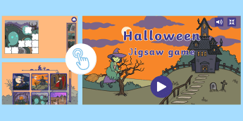 Jigsaw Game for Halloween Activity | Twinkl Go!