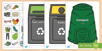 Recyclass Sorting Recycling Sorting Cards | twinkl.com.au