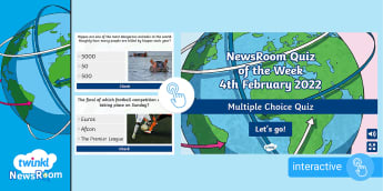 NewsRoom Interactive Weekly Quiz - 4th February 2022