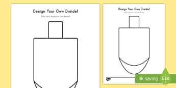 Design Your Own Dreidel Activity