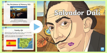 Salvador Dalí Information PowerPoint