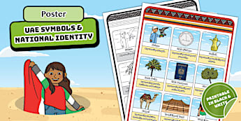 Symbols of the United Arab Emirates Poster