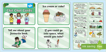 Chit Chat Cards, Social Skills Cards