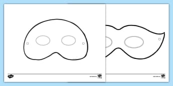 Superhero Masks Design Activity (Teacher-Made) - Twinkl