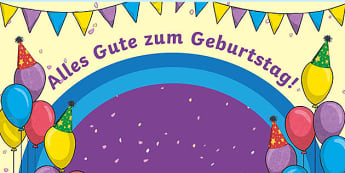 Alles Gute zum Geburtstag: virtueller Hintergründ