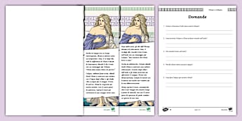 Ulisse e Calipso - lettura e comprensione differenziata