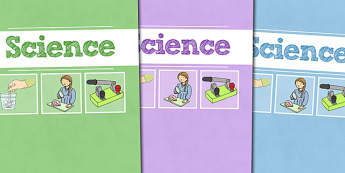 A4 Science Divider Covers - A4 Science Divider Covers, Science Divider Covers, Divider Covers, Science
