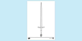 sword template for kids