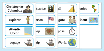 Christopher Columbus Primary Resources - Explorers - History