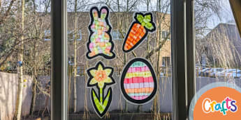 Easter Suncatchers | Twinkl Crafts