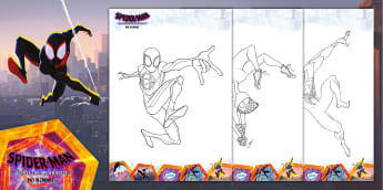 Spider-Man™ Colouring Pages | Sony Pictures | Twinkl