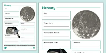 Mercury Statement Example Mercury Science Resources | twinkl.co.uk