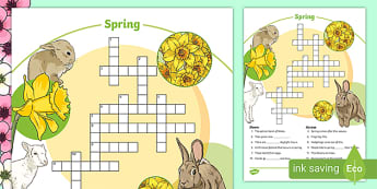 First Signs of Spring Crossword | Seasonal Puzzle