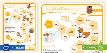 ai, ay Term 3 - Grade 2 Term 3 Phonics | English | South Africa | Twinkl