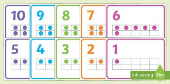 Ten-Frame Resources Counting Early Years Primary Resources