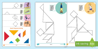 Sports Tangrams Activity
