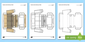 Paper Model Architectures | twinkl.ca