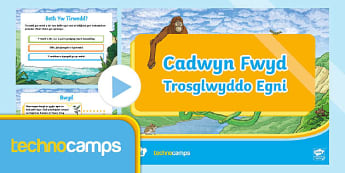 Technocamps: Pŵerbwynt Cadwyn Fwyd: Trosglwyddo Egni
