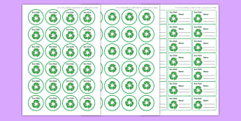 Eco Club Badge Template