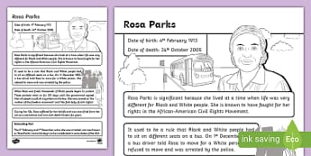 rosa parks story ks2