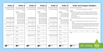 Numbernumber And Place Value Read Write Order And - 