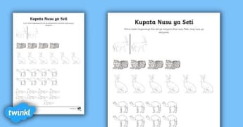 Nambari - Kiswahili Number Resources - Lower Primary - Kenya