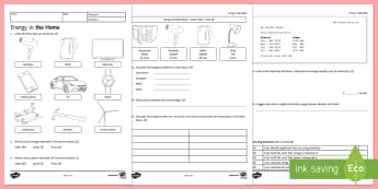 ks3 energy resources homework worksheet secondary science ks3